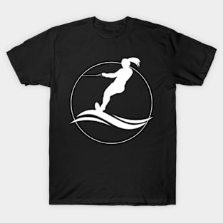 Eat Sleep Water Ski Waterski Waterskiing Skiing Waves Boat T-Shirt